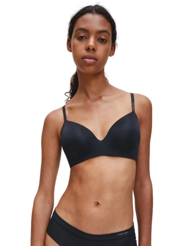Calvin Klein CK Form T-Shirt Bra in Black