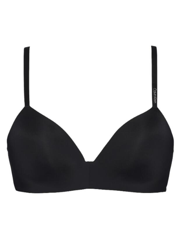 Calvin Klein CK Form T-Shirt Bra in Black