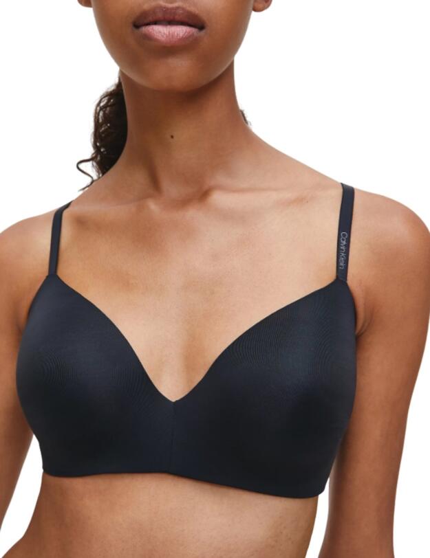 Calvin Klein CK Form T-Shirt Bra in Black