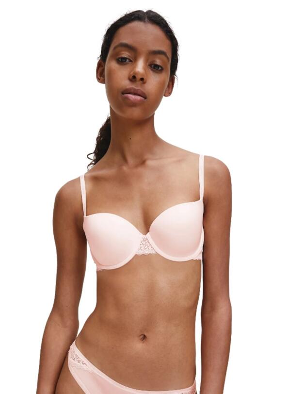 Calvin Klein CK Flirty Balcony Bra in Nymphs Thigh
