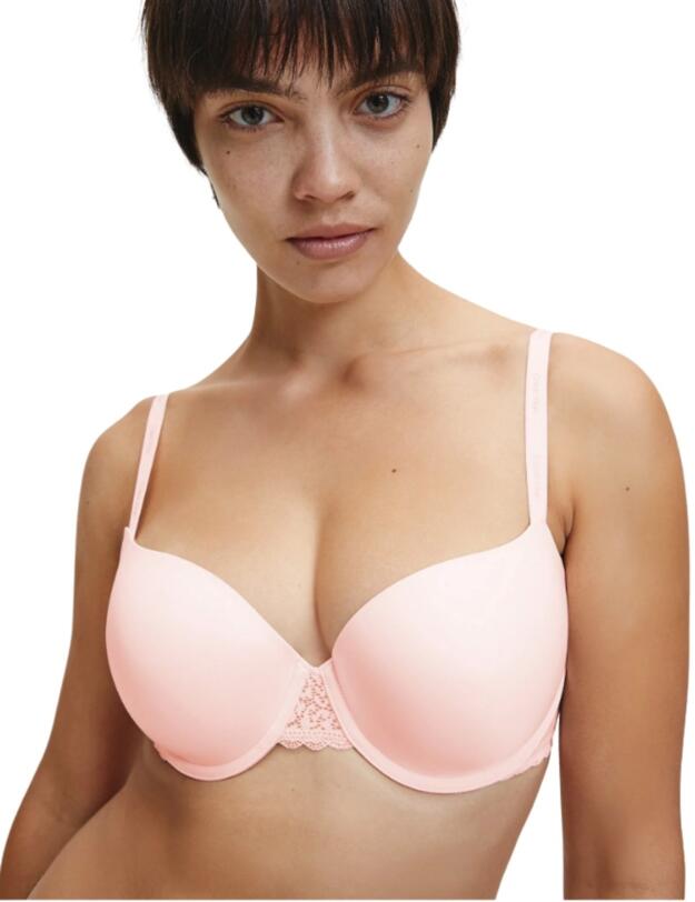 Calvin Klein CK Flirty Balcony Bra in Nymphs Thigh