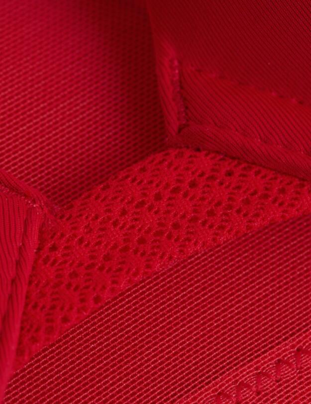 Calvin Klein Perfectly Fit Flex Push-Up Plunge Bra Red Gala 