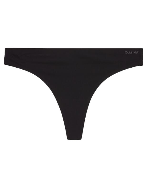 Calvin Klein Invisibles Thong in Black