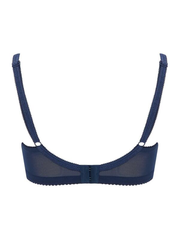 Pour Moi St Tropez Full Cup Bra Navy/Aqua 