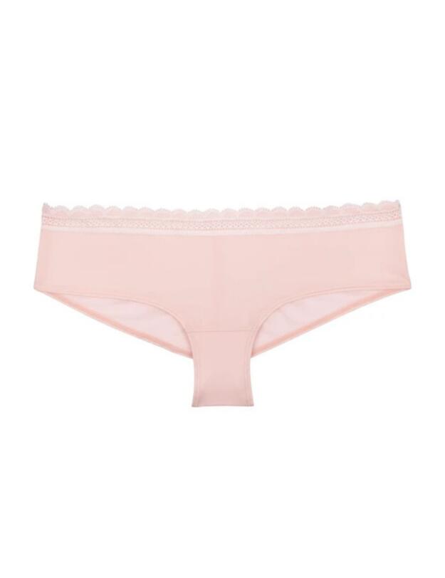 Evollove Rose Blush Brazilian Brief Pastel Rose Tan/Gardenia