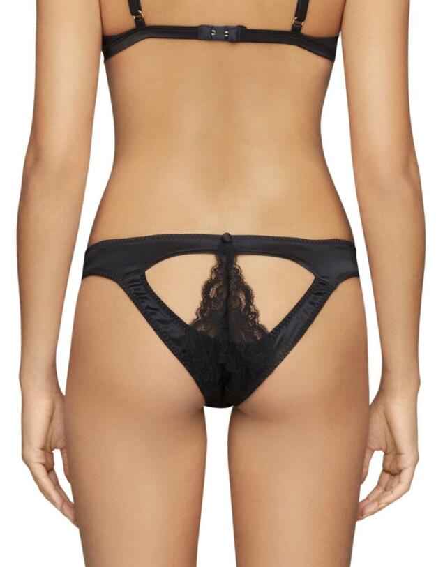 Coco De Mer Shobu Spanking Knicker Black 