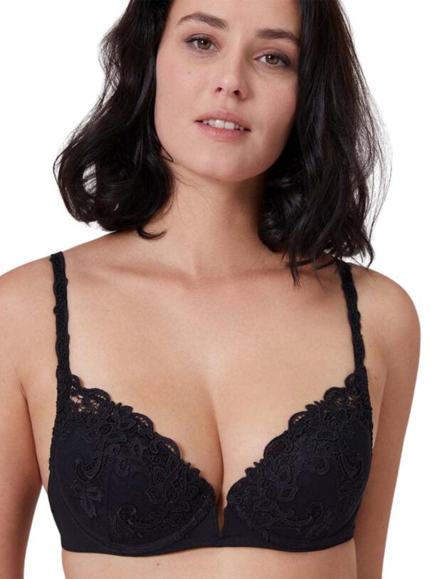 Simone Perele Saga Push-Up Bra in Black