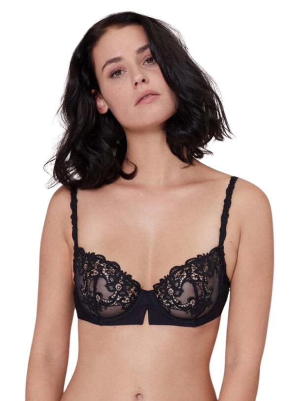 Simone Perele Saga Half-Cup Bra in Black