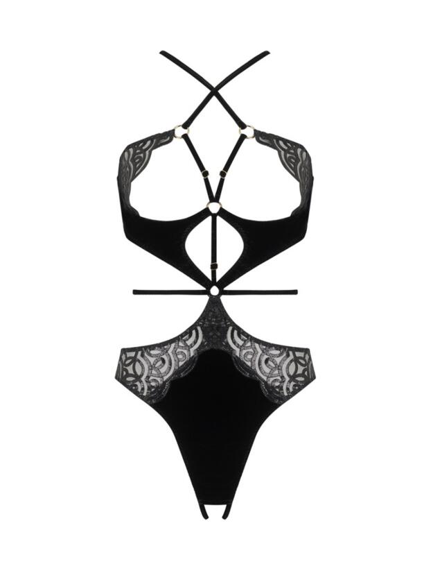 Coco De Mer Shobu Playsuit Black 