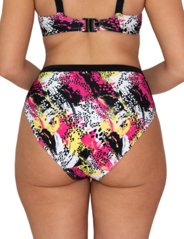 Curvy Kate Sea Leopard High Waist Bikini Brief in Print Mix