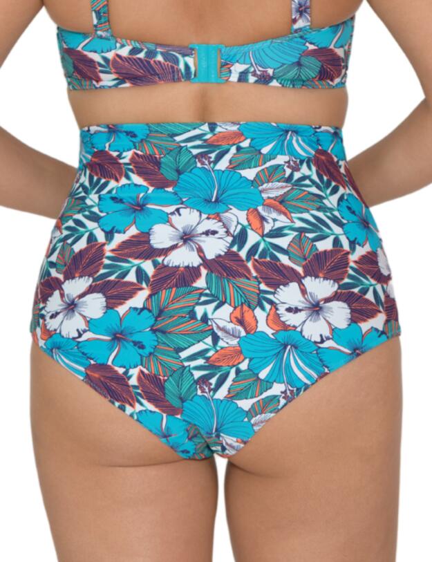 Curvy Kate Hibiscus Reversible Bikini Brief in Print Mix