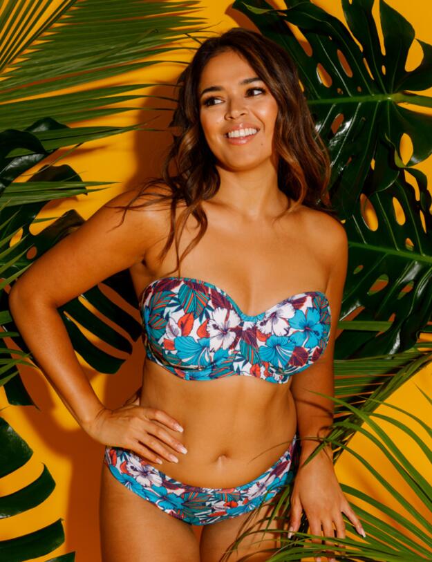 Curvy Kate Hibiscus Classic Bikini Brief in Print Mix