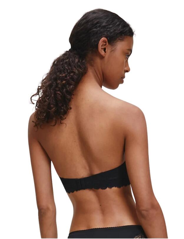 Calvin Klein Seductive Comfort Strapless Bra in Black