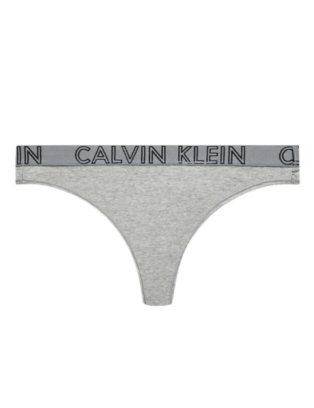 Calvin Klein Ultimate Cotton Thong in Grey Heather