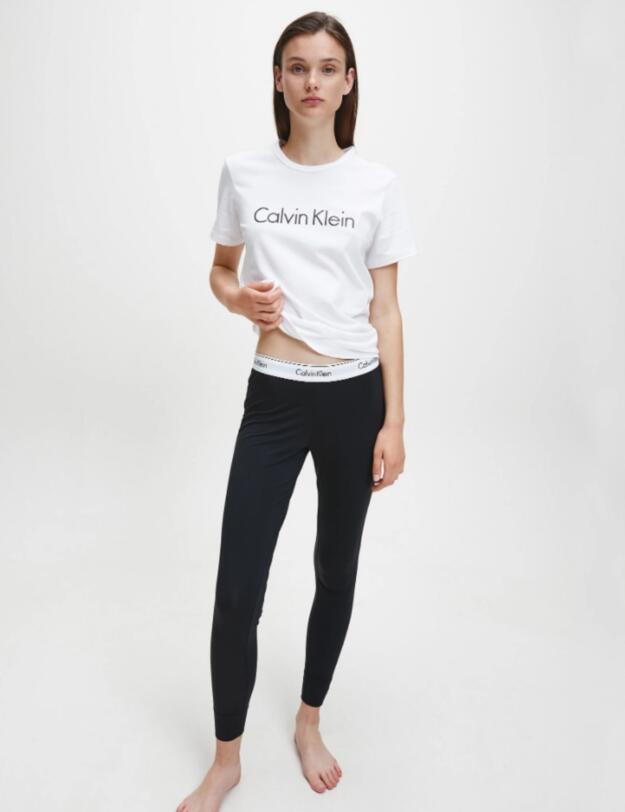 Calvin Klein Modern Cotton Legging Pant in Black