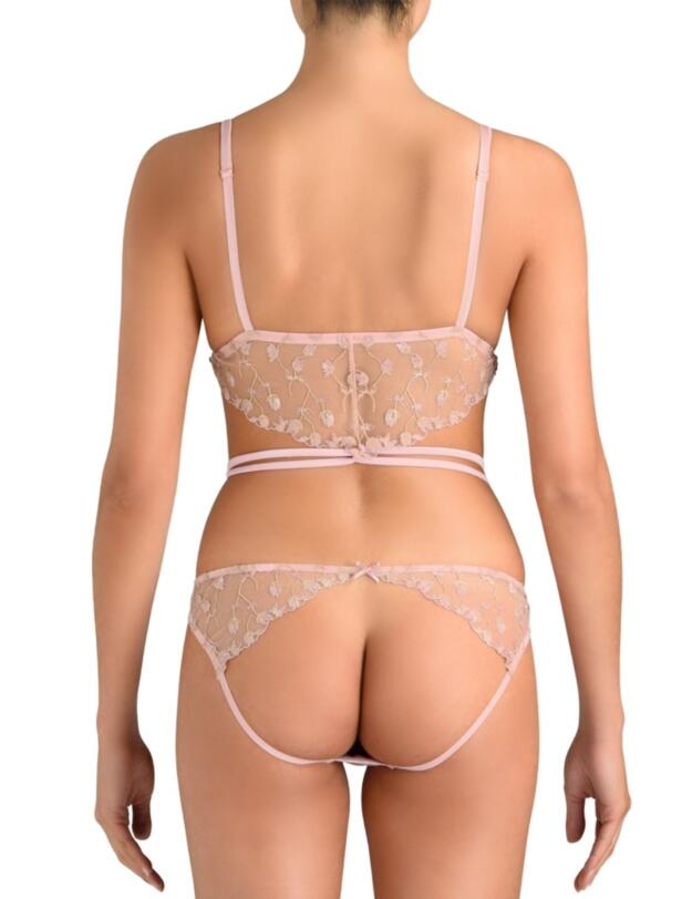 Muse by Coco De Mer Elizabeth Playsuit Body Pink