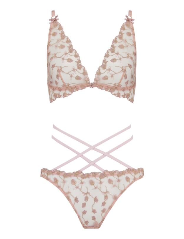 Muse by Coco De Mer Elizabeth Playsuit Body Pink