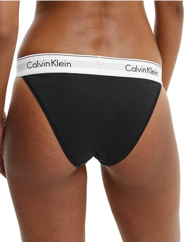 Calvin Klein Modern Cotton Tanga in Black