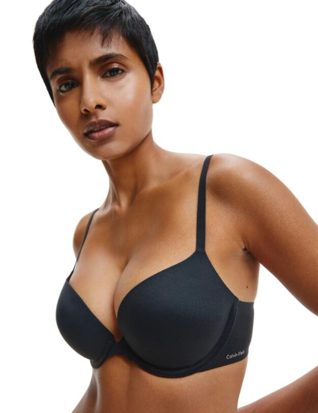 Calvin Klein Perfectly Fit Push-Up Bra in Black
