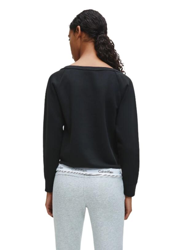 Calvin Klein Modern Cotton Sweatshirt in Black