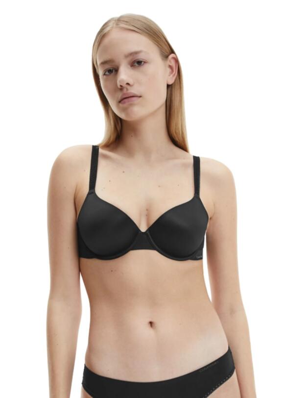 Calvin Klein Liquid Touch T-Shirt Bra in Black