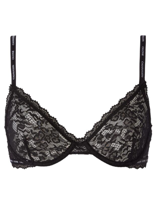 Calvin Klein CK One Unlined Demi Bra Black