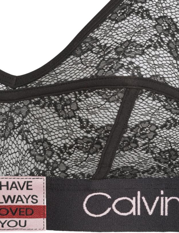 Calvin Klein Lace Bralette Black