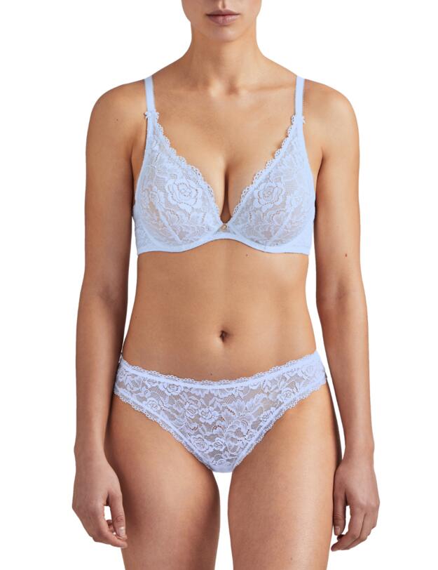 Aubade Rosessence Triangle Plunge Bra in Powder Blue