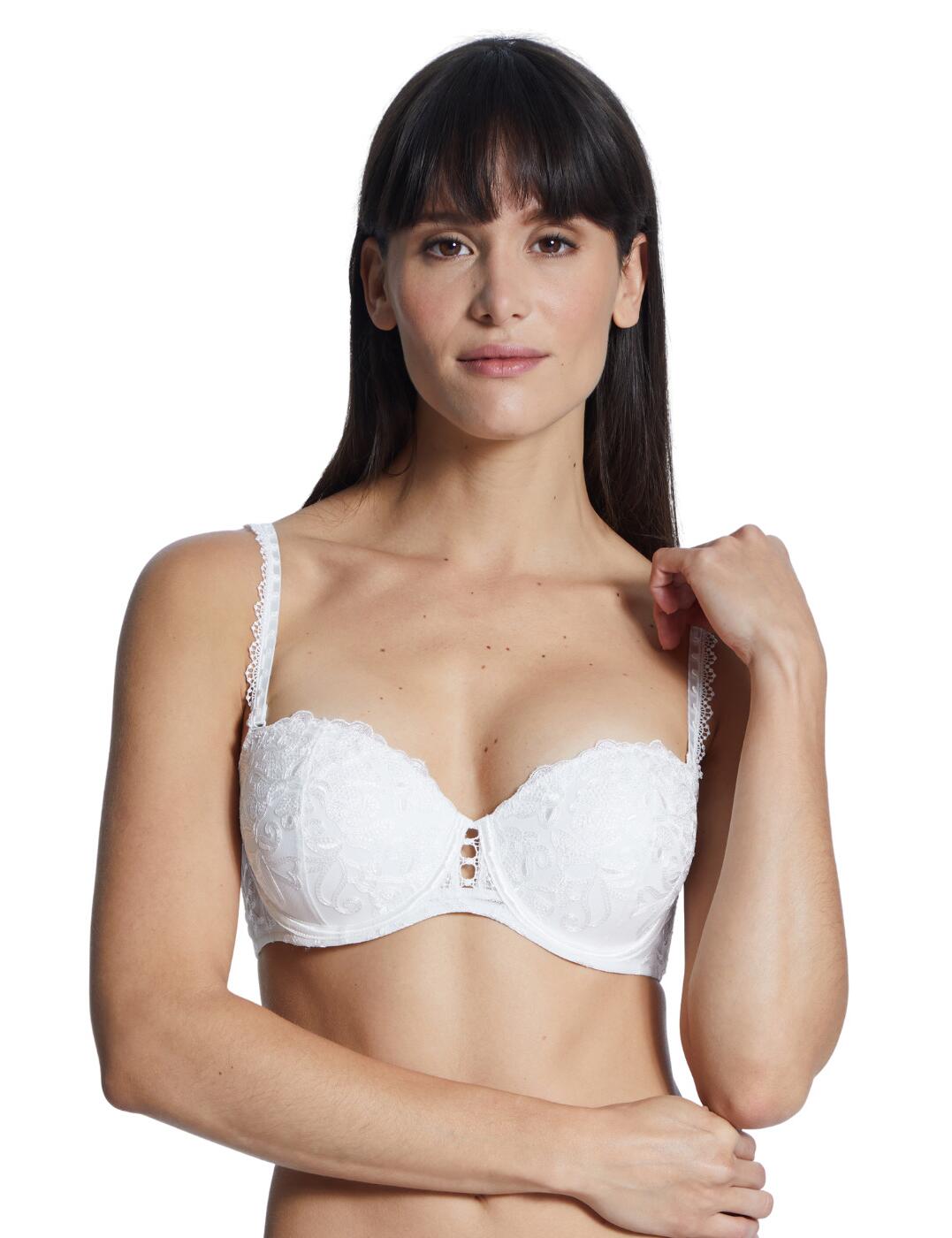 Aubade Pour Toujours Comfort Moulded Bandeau Bra in Opale