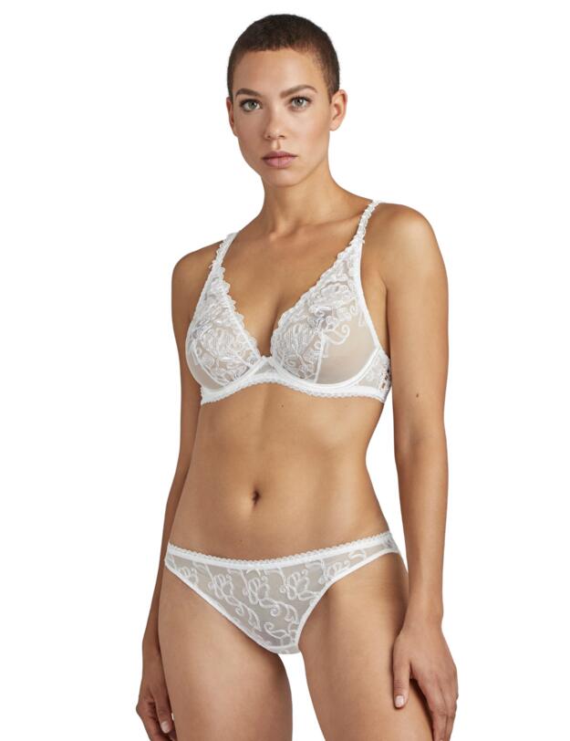 Aubade Pour Toujours Plunging Triangle Bra in Opale