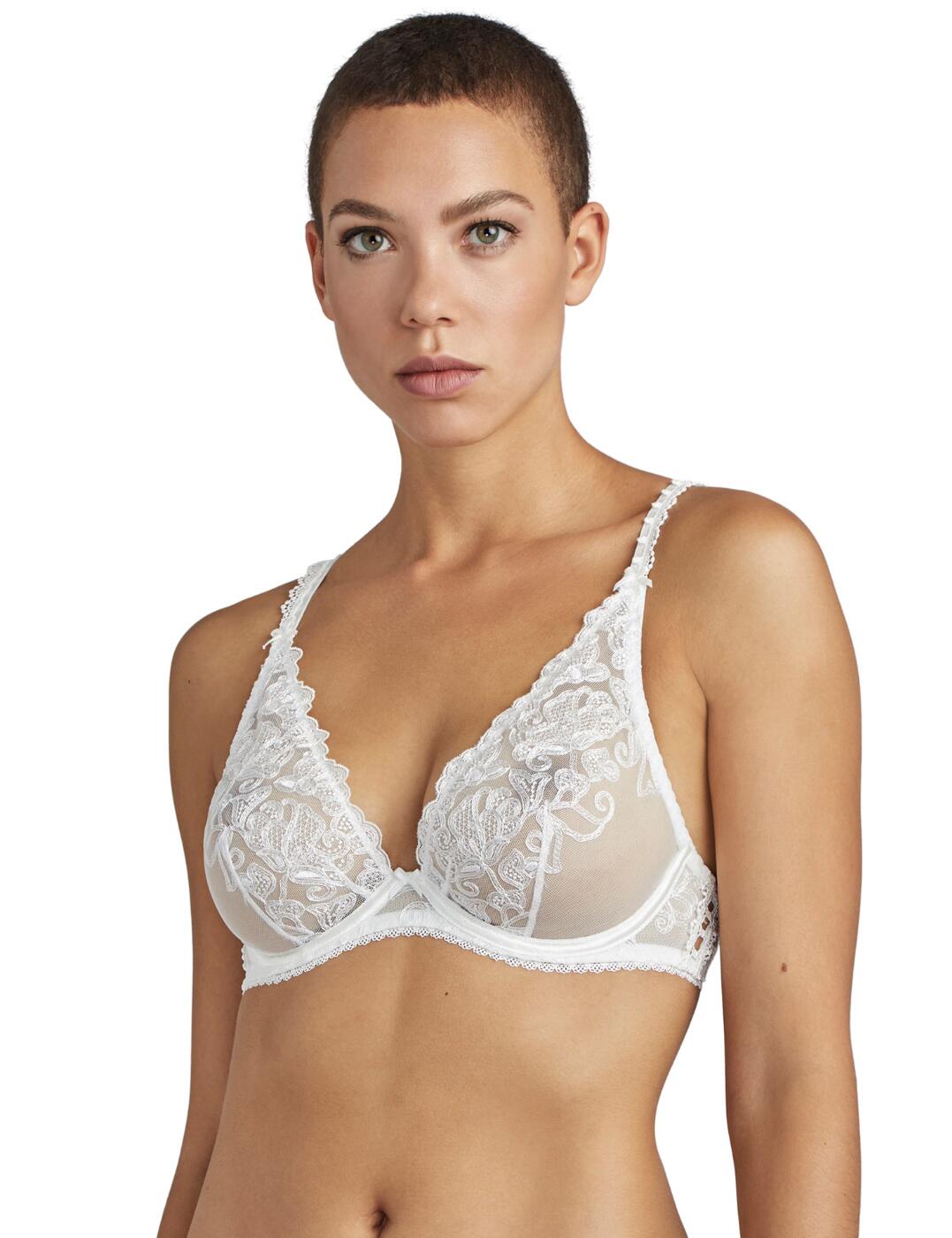 Aubade Pour Toujours Plunging Triangle Bra in Opale