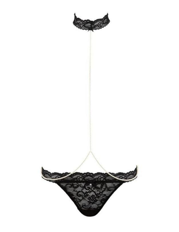 Aubade Boite A Desir Necklace Set in Black