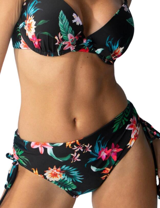 Pour Moi Waterfall Adjustable Bikini Brief Tropical
