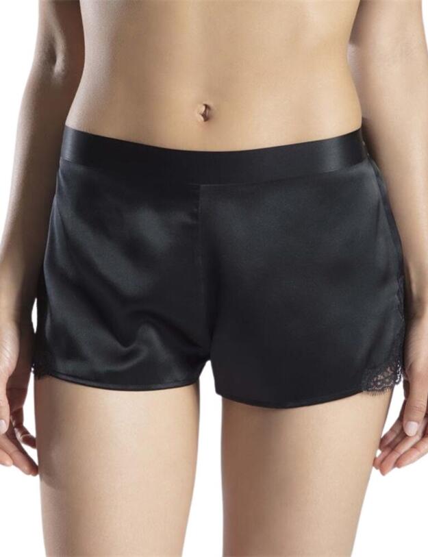 Aubade Soie D amour Boxer shorts Black 