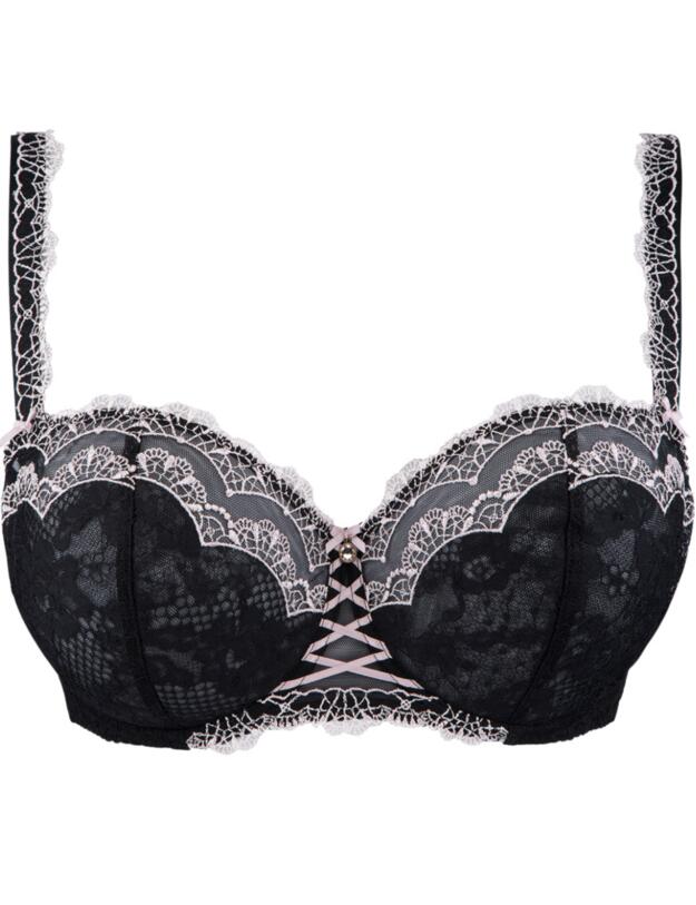 Aubade Soleil Nocturne Comfort Half Cup Bra Rose Lunaire 