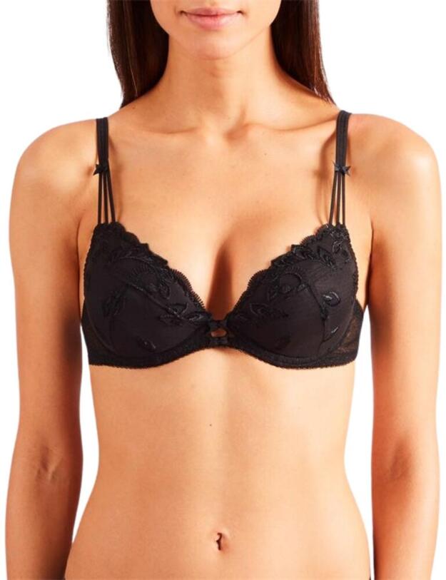 Aubade Au Bal De Flore Plunge Bra in Black