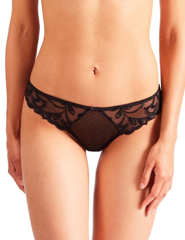 Aubade Au Bal De Flore Tanga in Black