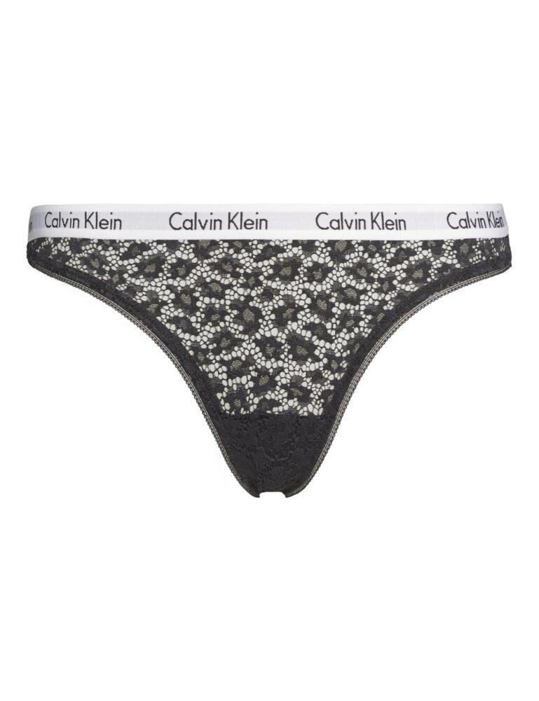 Calvin Klein Carousel Lace Brazilian Brief in Black