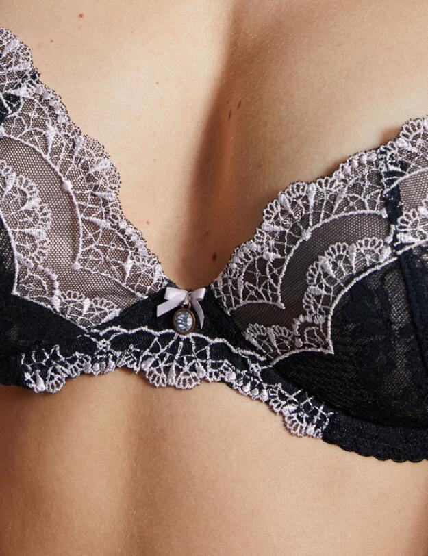 Aubade Soleil Nocturne Plunge Bra Rose Lunaire 