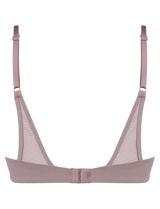 000QF9005E Calvin Klein Perfectly Fit Flex Lightly Lined Demi Plunge Bra - 000QF9005E Plum Dust