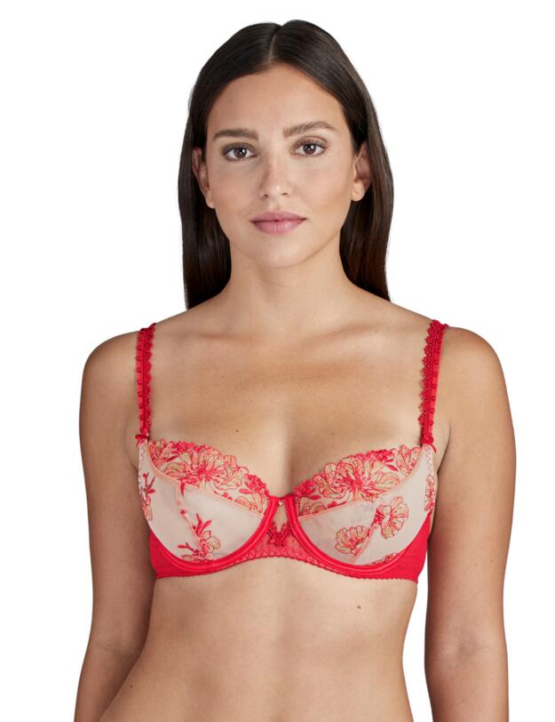 Aubade Poetique Esquisse Three Quarter Cup Bra in Pigment