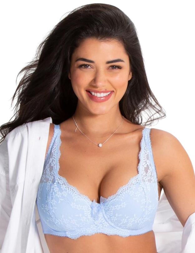 Pour Moi Flora Padded Bra Powder Blue