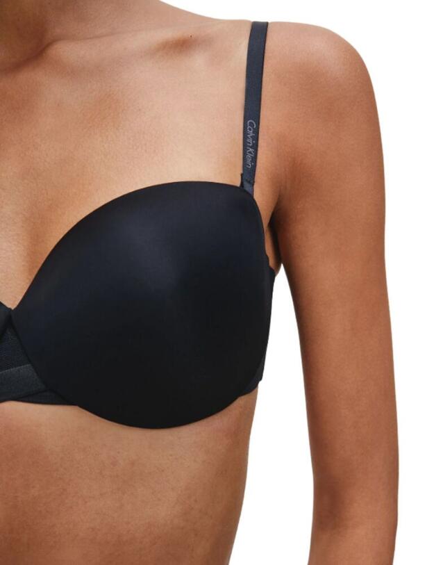 Calvin Klein Sculpted Strapless Bra Black 