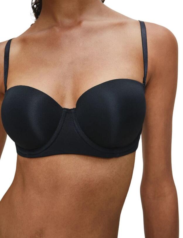  Calvin Klein Seductive Comfort Strapless Bra Black 