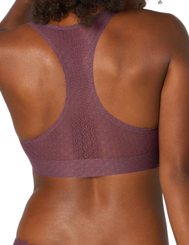 Sloggi Zero Feel Lace Bra Top in Kaluha