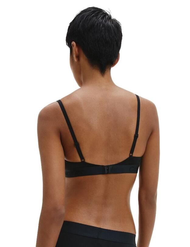Calvin Klein Tonal Logo T-Shirt Bra Black 