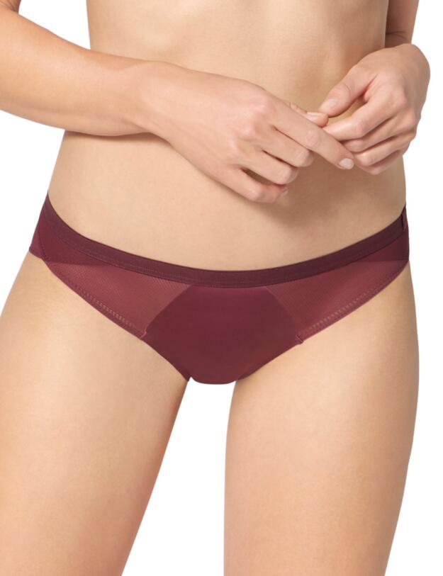 Sloggi S Symmetry Low Rise Cheeky Brief in Smokey Russet