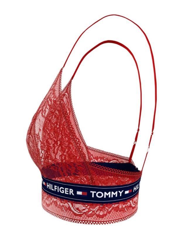Tommy Hilfiger Authentic Lace Bralette Primary Red