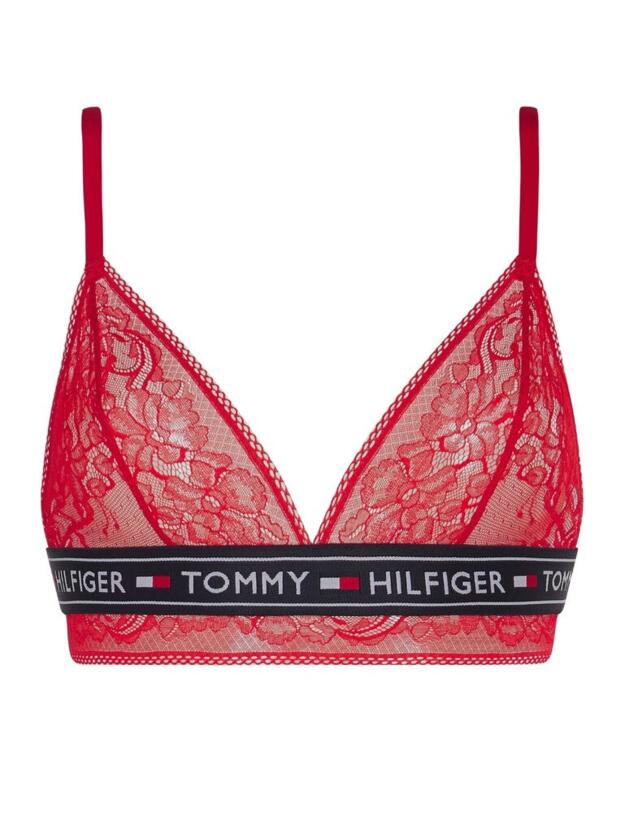 Tommy Hilfiger Authentic Lace Bralette Primary Red