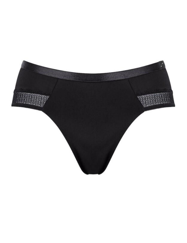 Sloggi S Silhouette High Leg Brief in Black